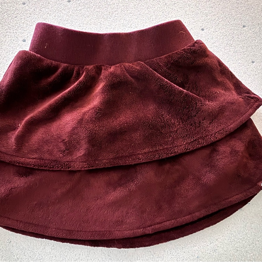 Athleta Rich Burgundy Skater Skirt